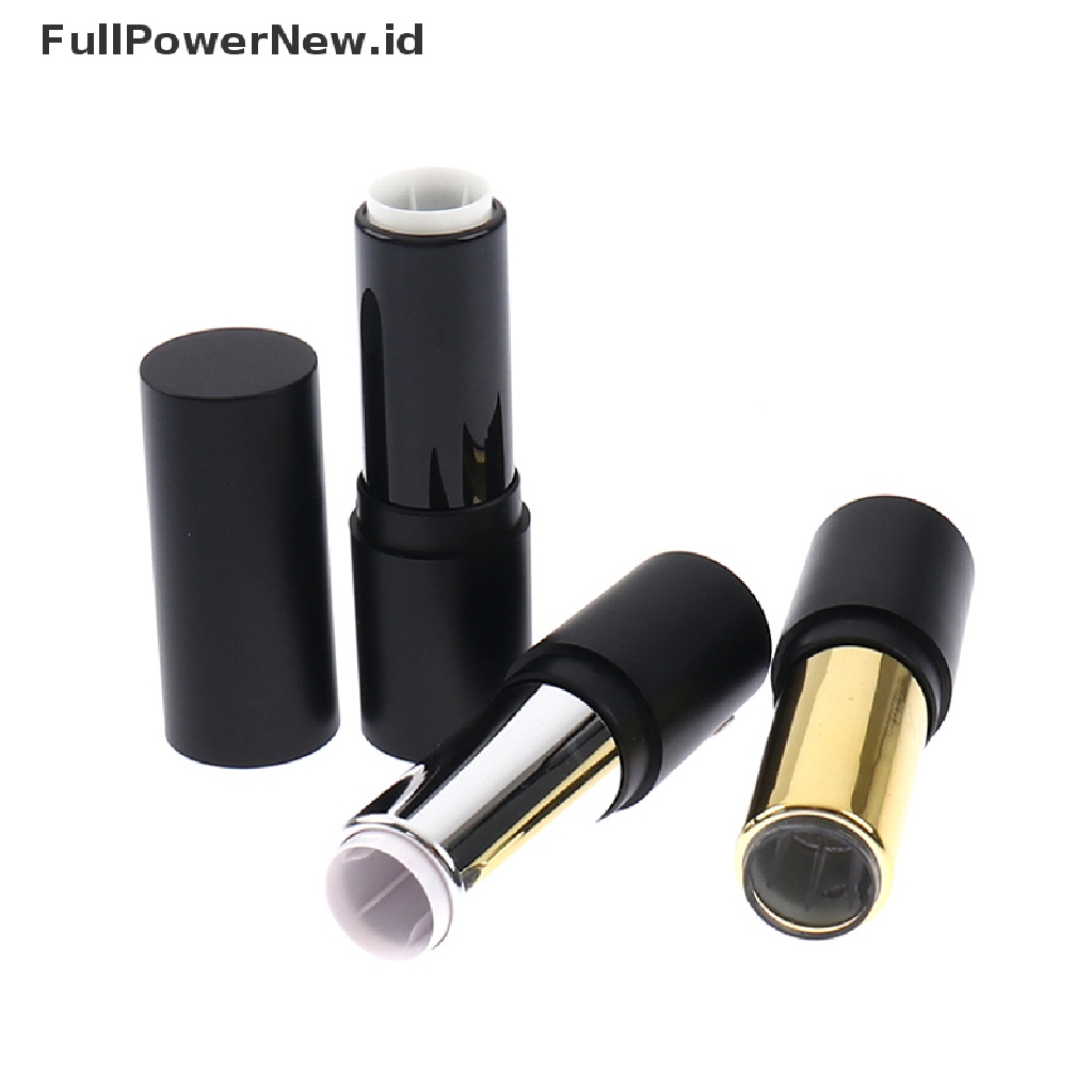 Power Bulat Kosong 12.1mm Tabung Bibir Lip Balm Wadah Lip Shell Packaging Kosmetik Isi Ulang ID