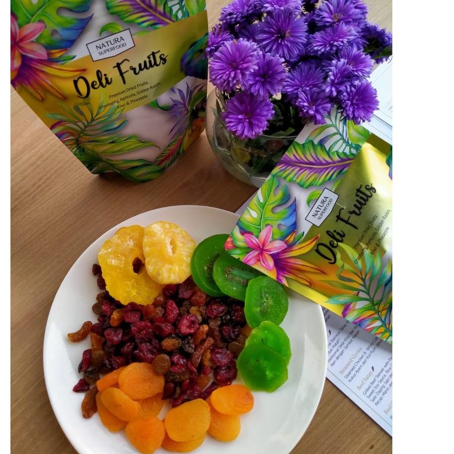 

♟ DELI FRUITS 120GR / BUAH KERING - NATURAL DRIED FRUITS ✲