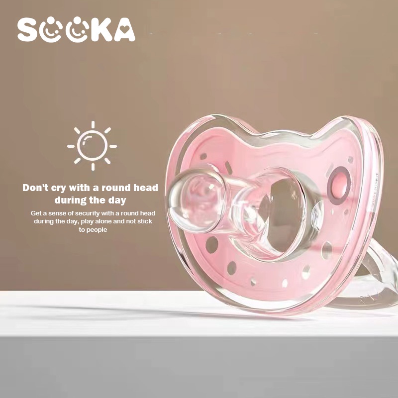 SOOKA Dot-Bayi Dot Silikon Menenangkan Dengan Tutup Anti Debu Bahan Food Grade BPA FREE ECB1114