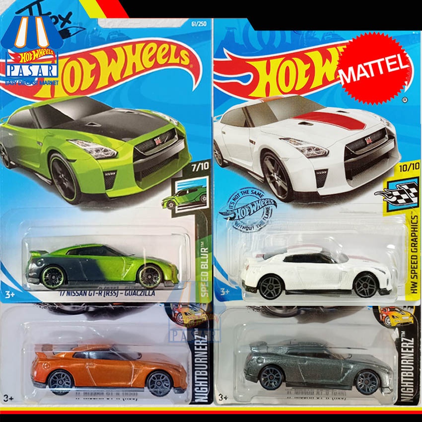 HOT WHEELS NISSAN GTR R35, HOT WHEELS JDM NISSAN