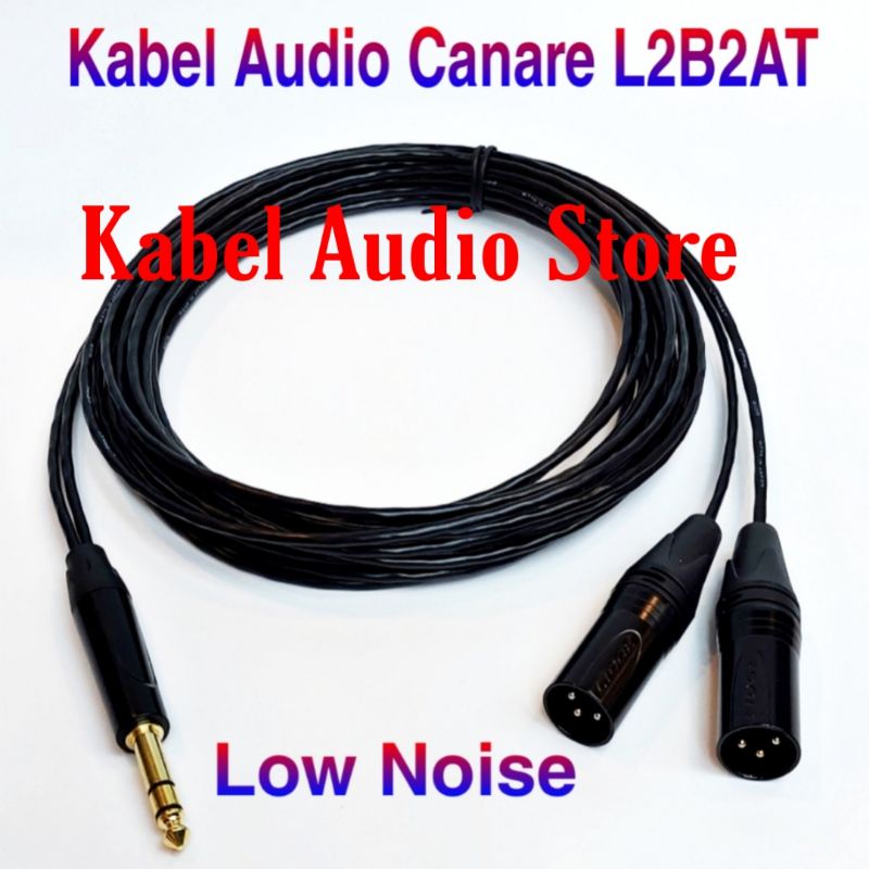 KABEL AKAI STEREO TO 2 CANON XLR MALE