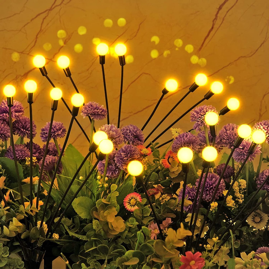 【COD】Lampu Taman Tenaga Surya/Lampu Surya Lawn Decorative/Firefly Lampu Tahanair/Lampu Tenaga Surya Outdoor