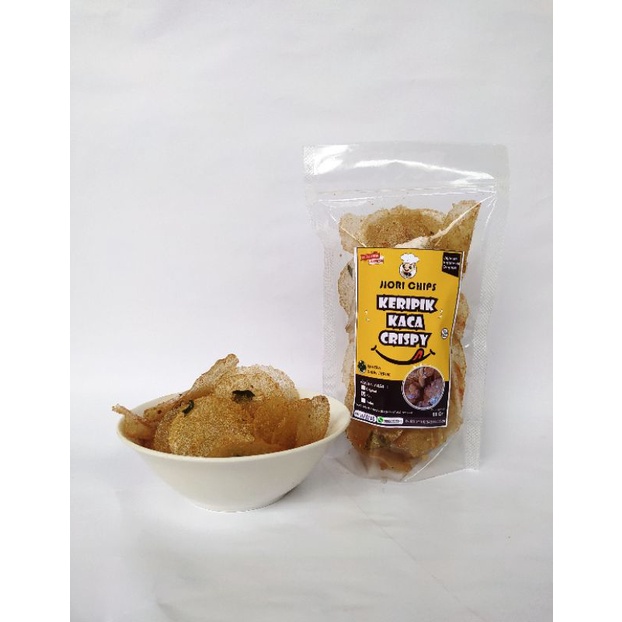 

Keripik Kaca Cemmilan 60 Gram Rasa Pedas Gurih Dan Nikmat HALAL