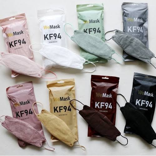 Masker korea KF94 isi 50 pcs/masker 4 ply / masker KF94 murah/masker murah / masker isi 50 gratis ongkir / MASKER KF94 WARNA WARNI COLOUR 4PLY KOREA 4 LAPIS