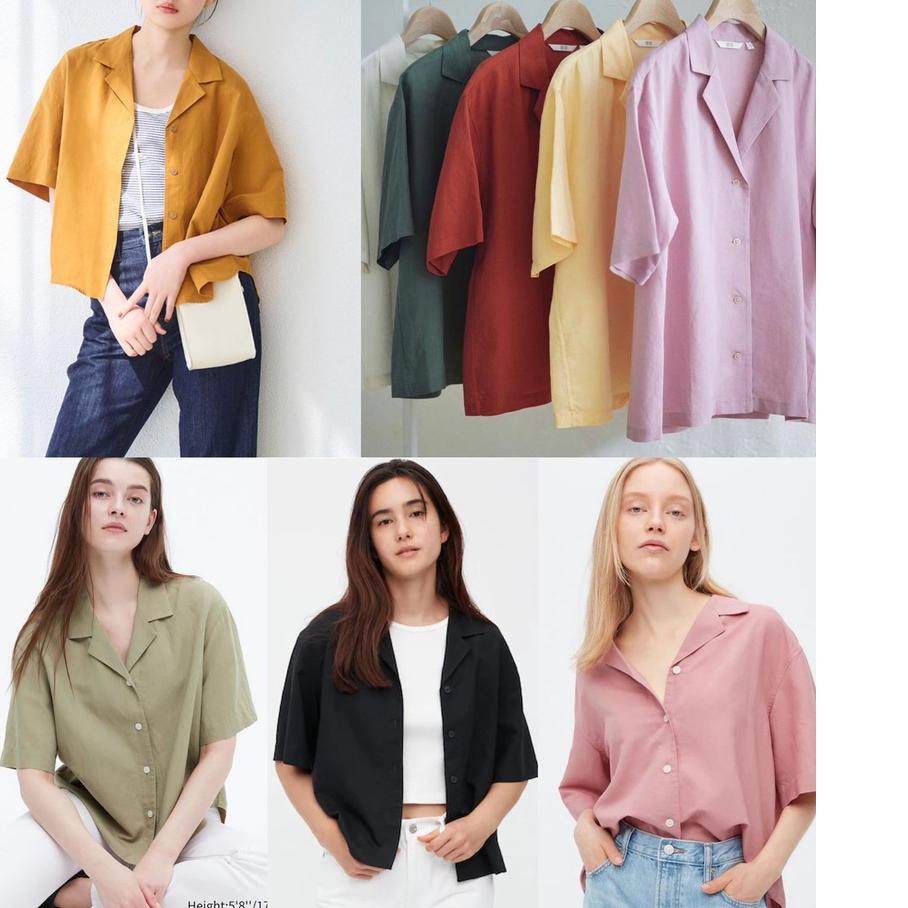 ℗ Uniqlo Linen Blend Shirt ♜