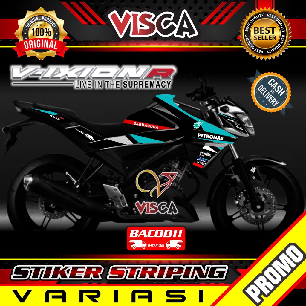 Stiker Striping Vixion R Variasi Petronas