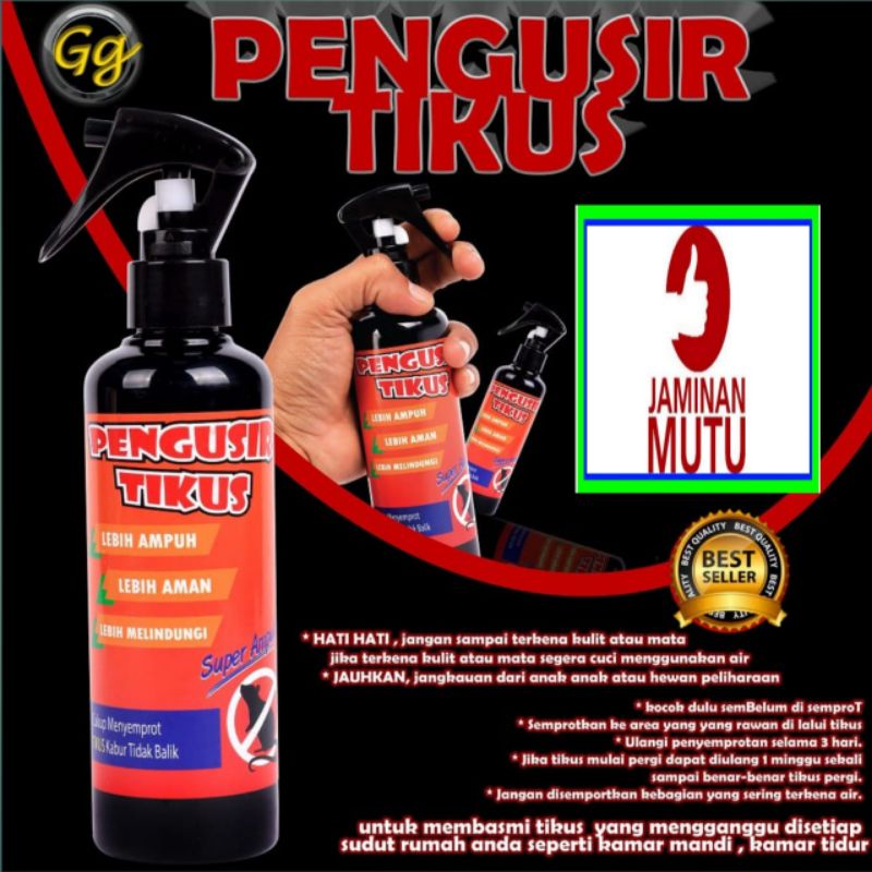 Rat Repellent Spray Cairan Pengusir Tikus Pembasmi Anti Mobil Rumah Ruangan