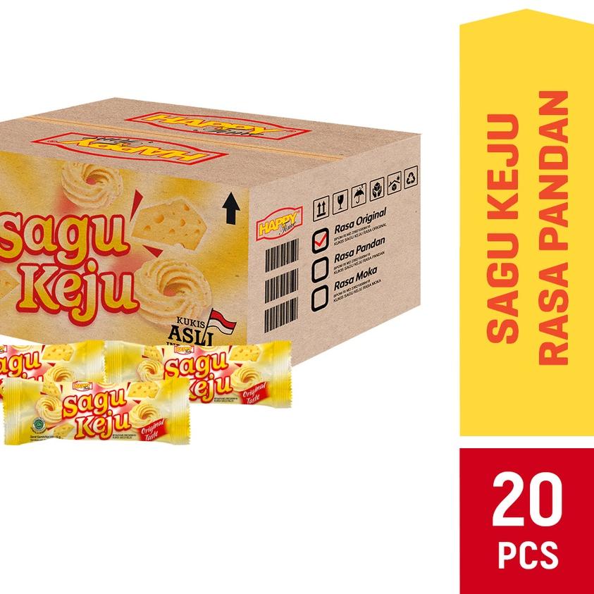 

✼ Happy Time Sagu Keju (1 Karton isi 6 pack) ✪