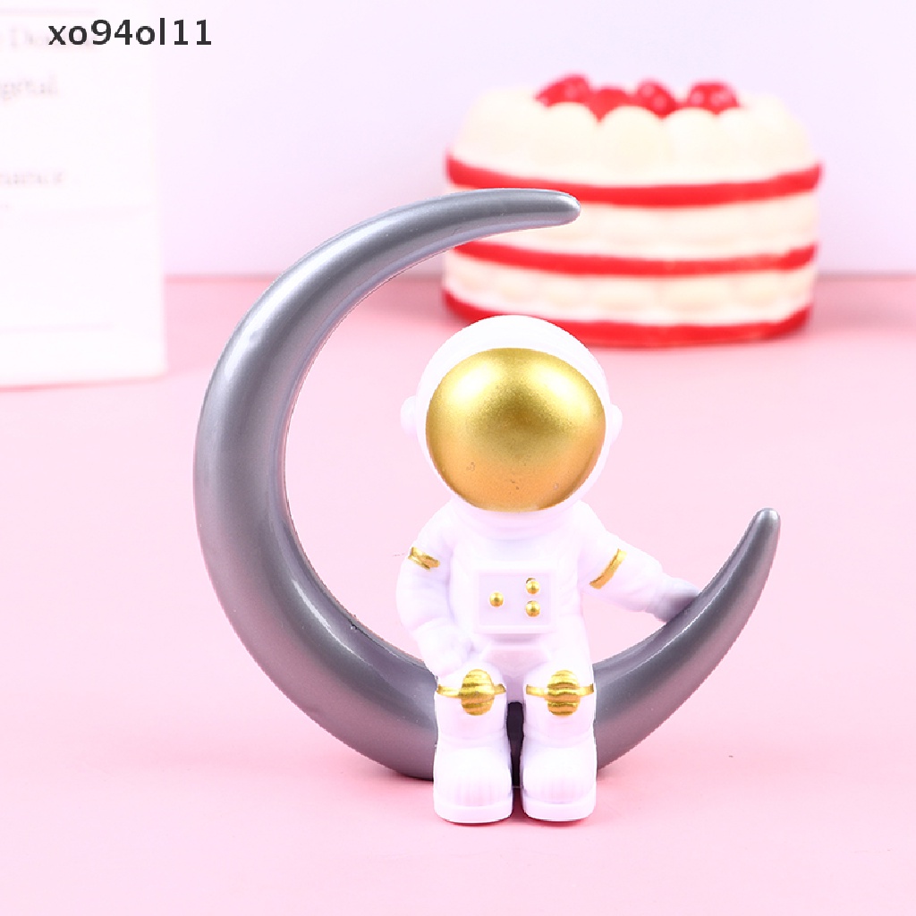 Xo Astronot Cake Topper Space Universe Hiasan Kue Properti Pesta Ulang Tahun Antariksa OL