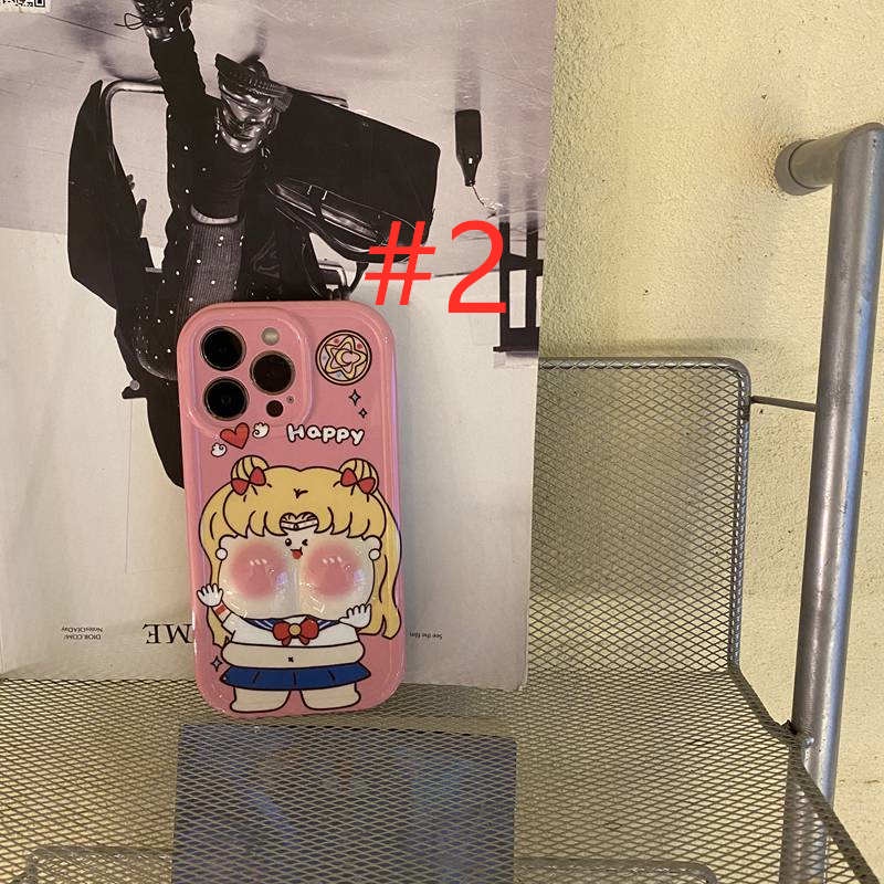 Pinch Swelling Snow White &amp; Sailor Moon Soft Case HP iP iPhone 14 Plus 11 12 13 Pro Max New Casing Apple