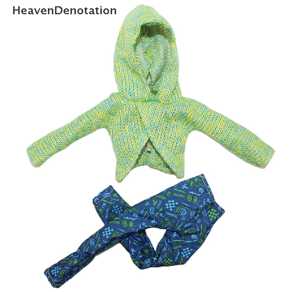 [HeavenDenotation] 1set 30cm Gaun Boneka Winter Dress Set Boneka Dressing Boneka Hadiah1:6 Gaun Boneka HDV