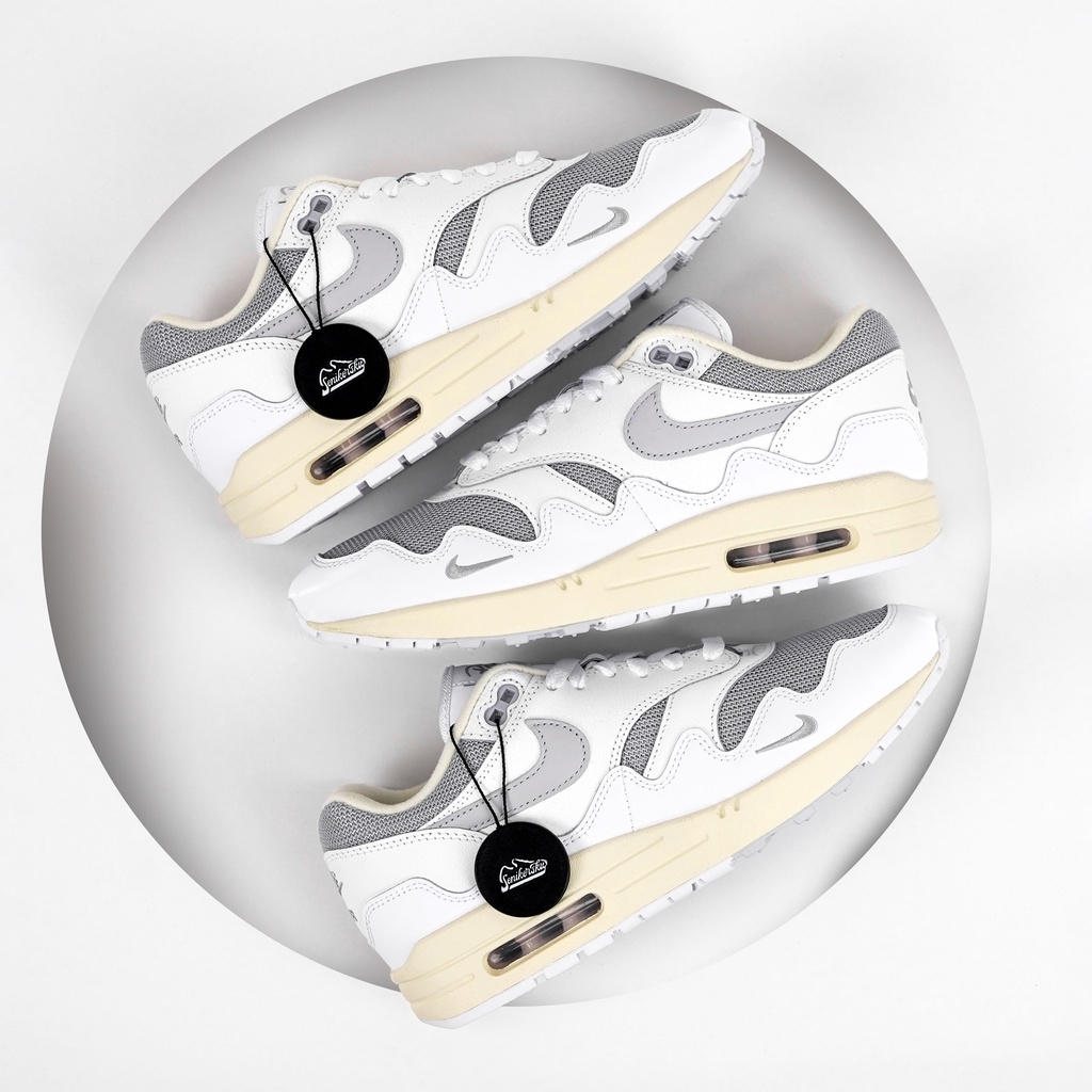 Air Max 1 Patta Waves White