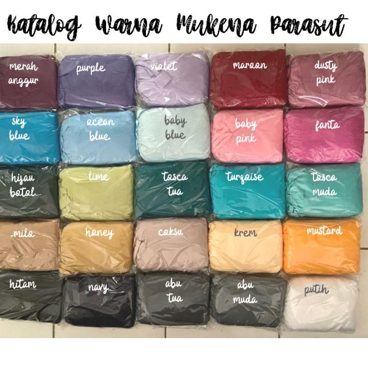 ✵ MUKENA TERUSAN PARASUT TRAVEL TEBAL & MURAH ➹
