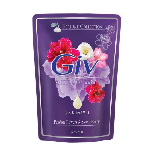 GIV BODY WASH 450 REFILL UNGU