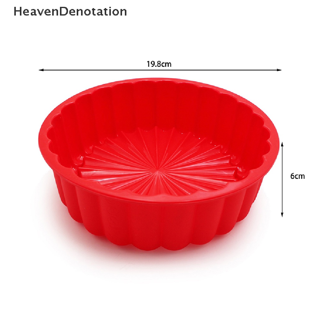 [HeavenDenotation] Charlotte Silicone Baking Pan 8 Inch Molds for Cheese Cake Bread Baking Pan HDV