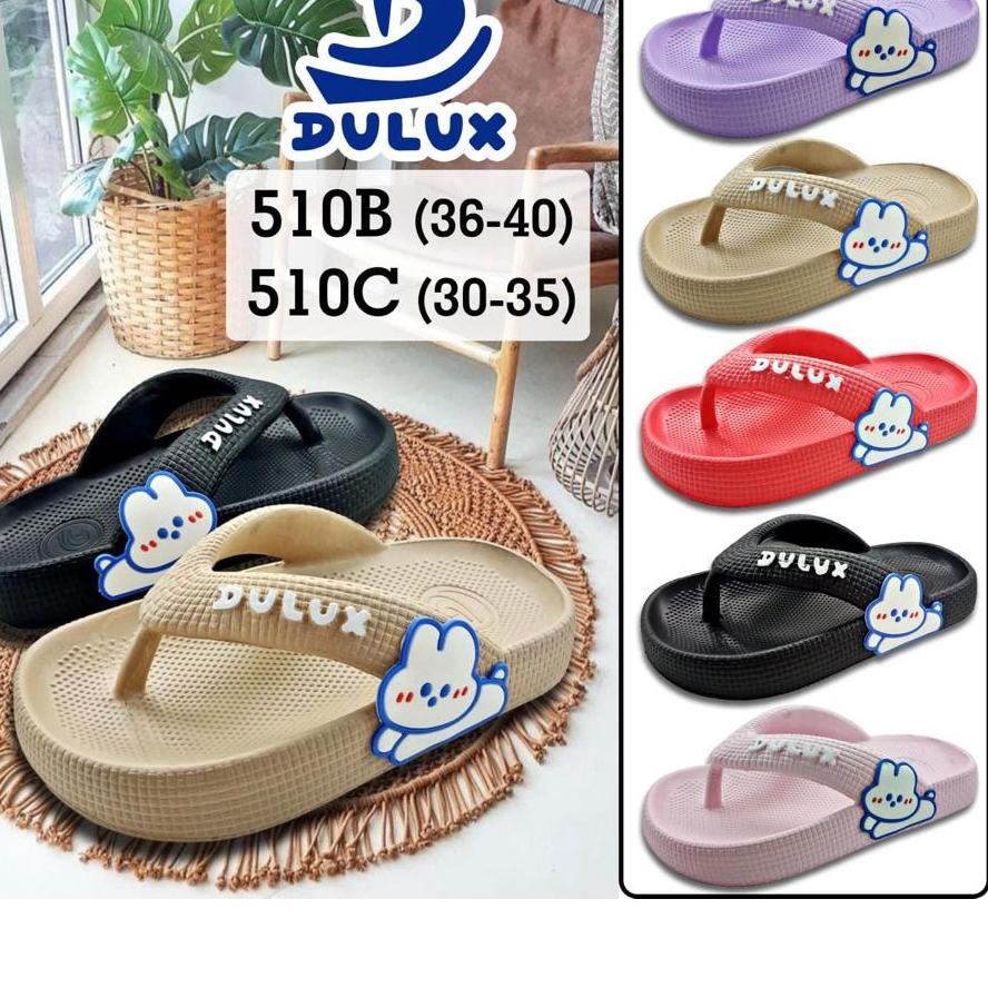 ✲ Sandal Jepit Anak Perempuan Karakter Kelinci Lucu Sandal Jepit Karet Anak Cewek Merek Dulux Ukuran