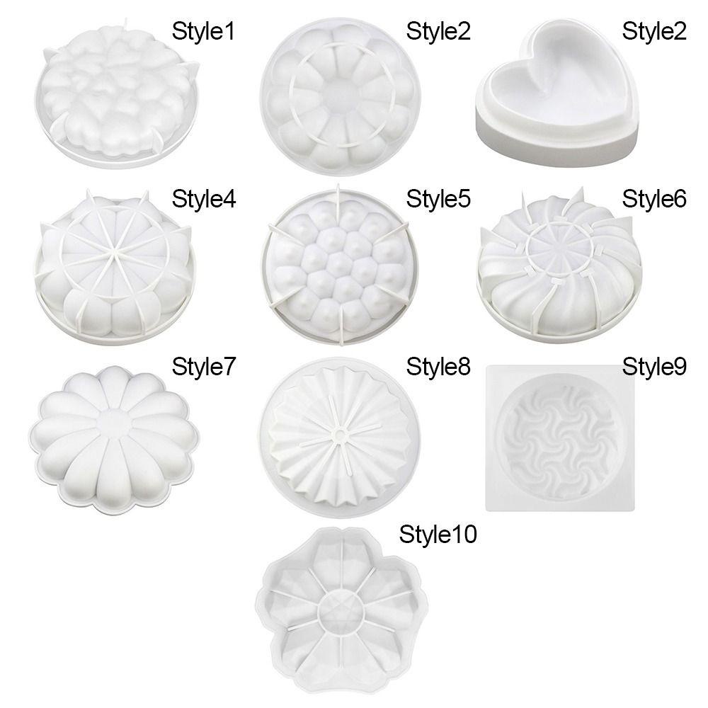 R-FLOWER Cetakan Silikon Kitchen Bakeware Edible DIY Baking Tool Cetakan Coklat
