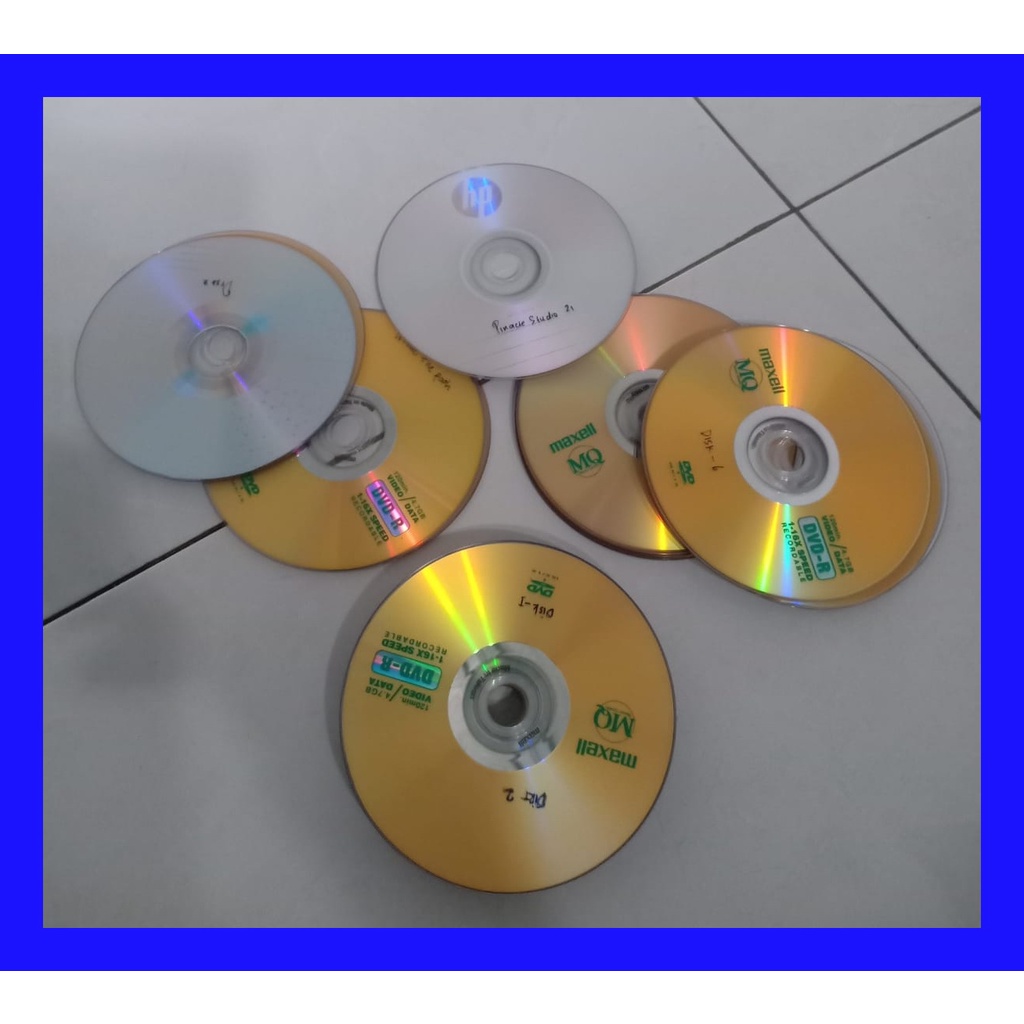 JUAL KASET DVD BEKAS MASIH MULUS UNTUK KERAJINAN TANGAN DAN DEKORASI DLL.