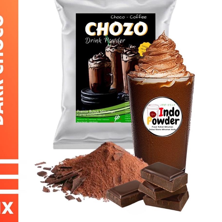 

12.12 MALL Minuman Coklat rasa DARK CHOCO 1 Kg / Bubuk Minuman Coklat rasa DARK CHOCO / Dark Choco Powder 1Kg gas !!
