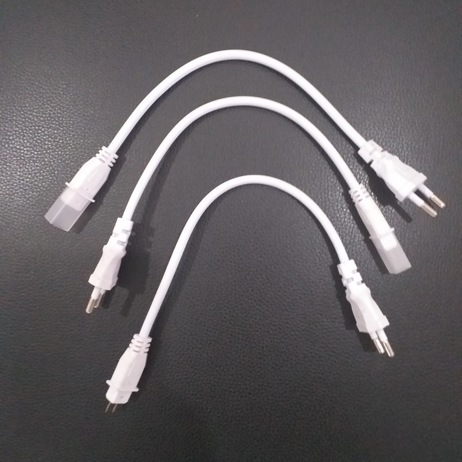 Kabel Colokan Soket Socket NEON FLEX LED Selang Strip / Kabel Power tOP OKE BAGUS