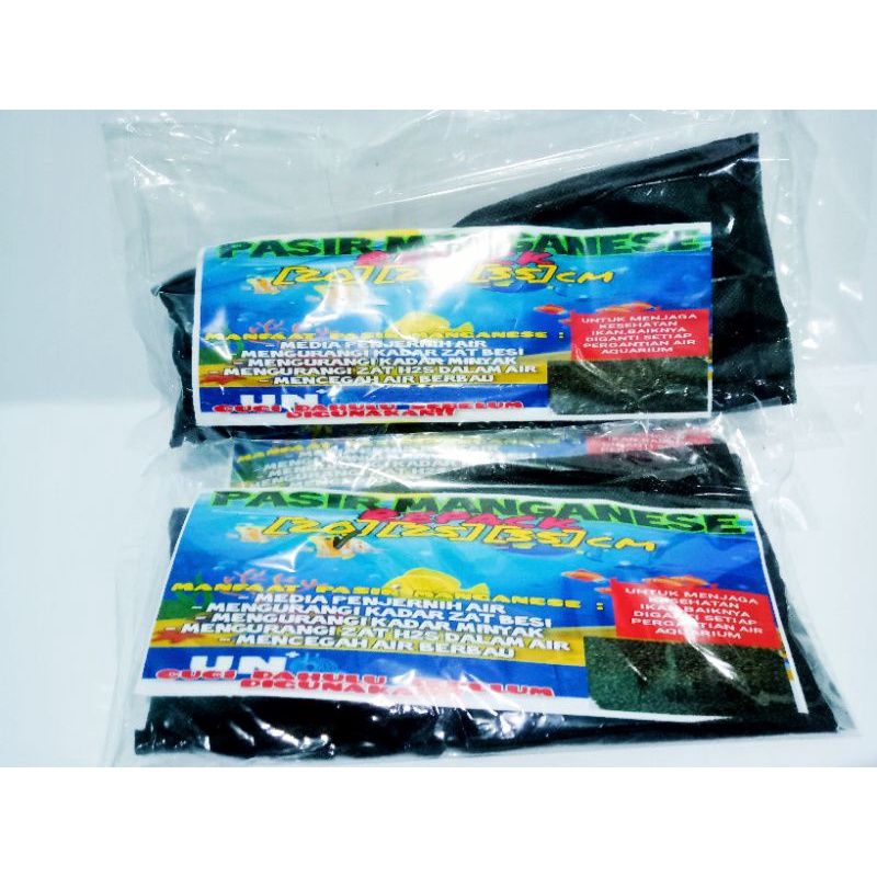 FILTER MEDIA PENJERNIH AIR AQUARIUM KARBON AKTIF/PASIR ZIOLITE/PASIR SILICA/PASIR MANGANESE/BATU APUNG REPACK