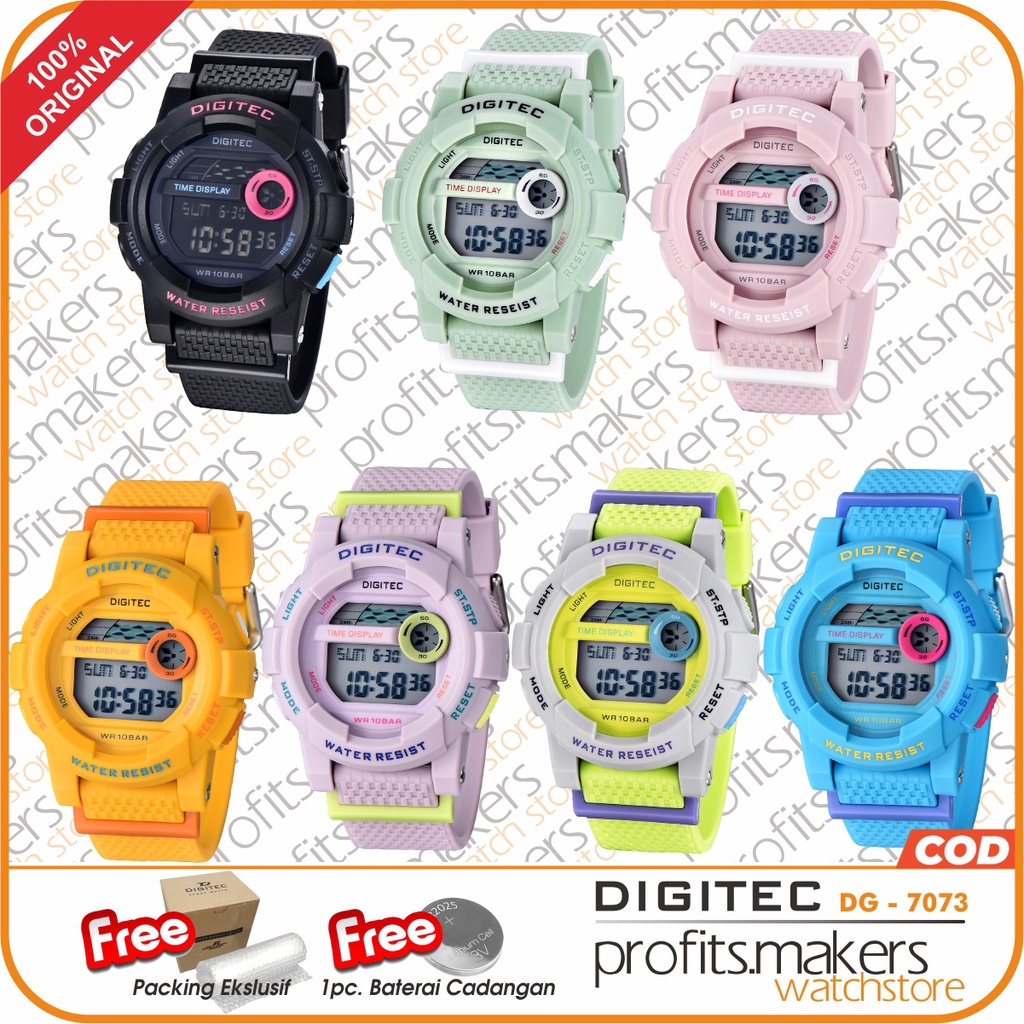 DIGITEC DG 7073 / DG-7073 / DG7073 2074 Watch Jam Tangan ORIGINAL