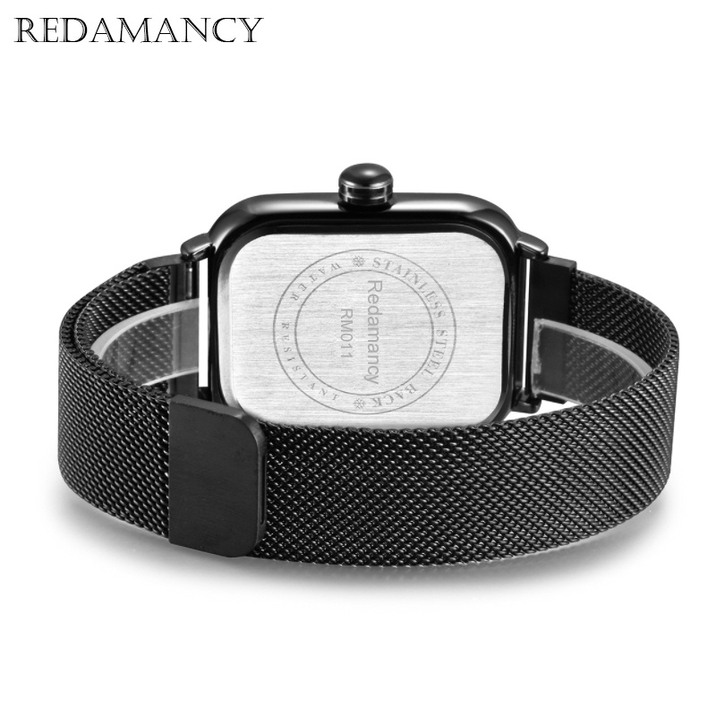 Redamancy Original jam tangan wanita Fashion Quartz Watch Arloji tahan air Besi tahan karat Besi tahan karat