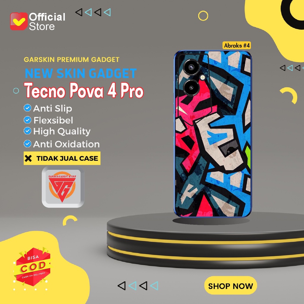 Tecno Pova 4 Pro Garskin Tecno Pova 4 Pro Motif Abraks 2pcs