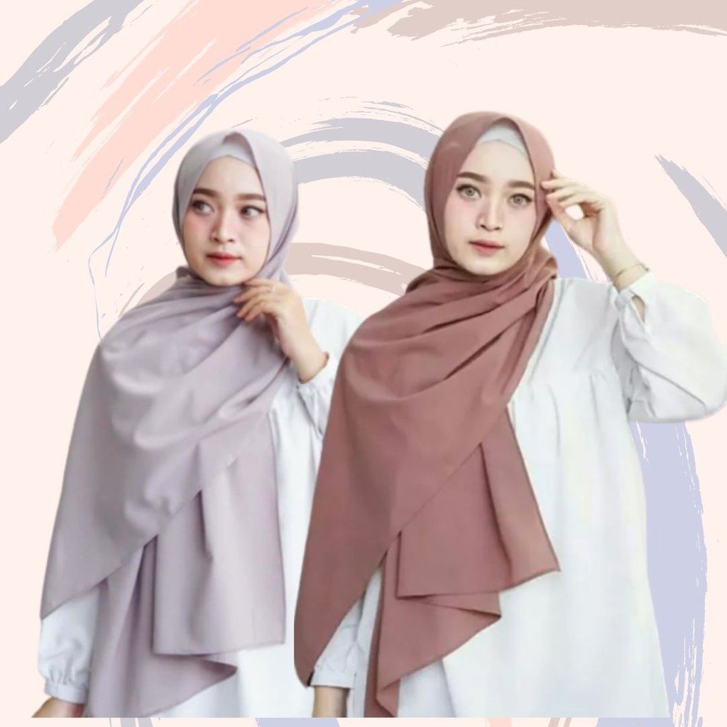 Jilbab Pashmina Wolfis Sabyan Jumbo 200 x 75 Diamond Pasmina Jumbo Kerudung Panjang Tebal