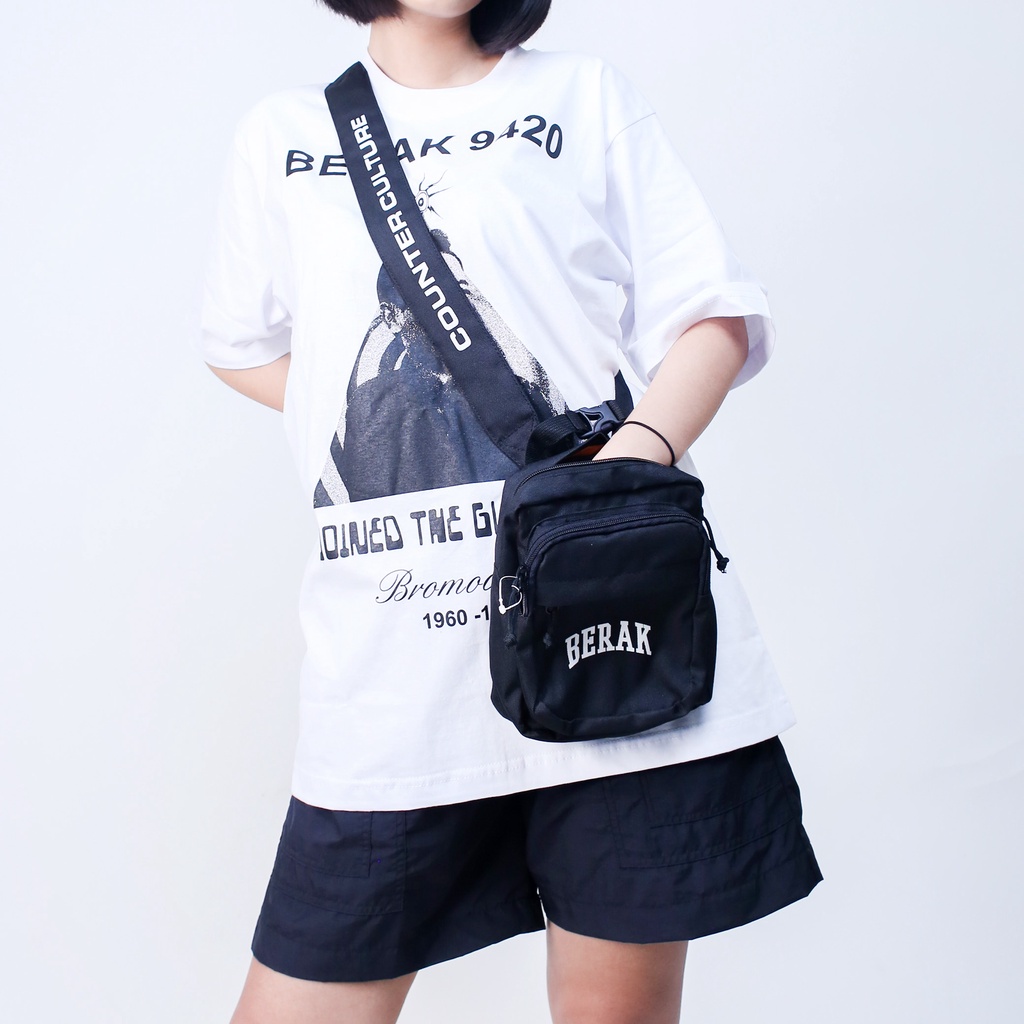 Berak 9420 Slingbag RIFF BLACK