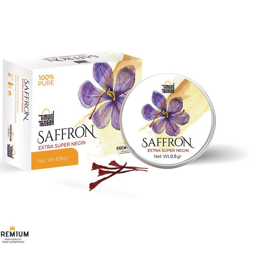 

✥ Timur Tengah Saffron Safron Extra Super Negin 0,5 gr Premium Original ✴