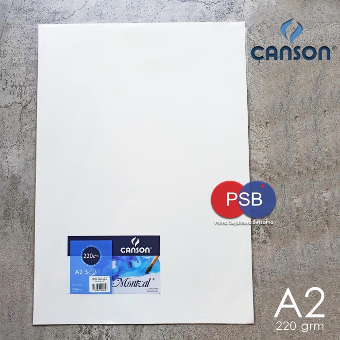 

Scetch Canson Montval A2 (220 Gsm) / Kertas Cat Air / Kertas Gambar