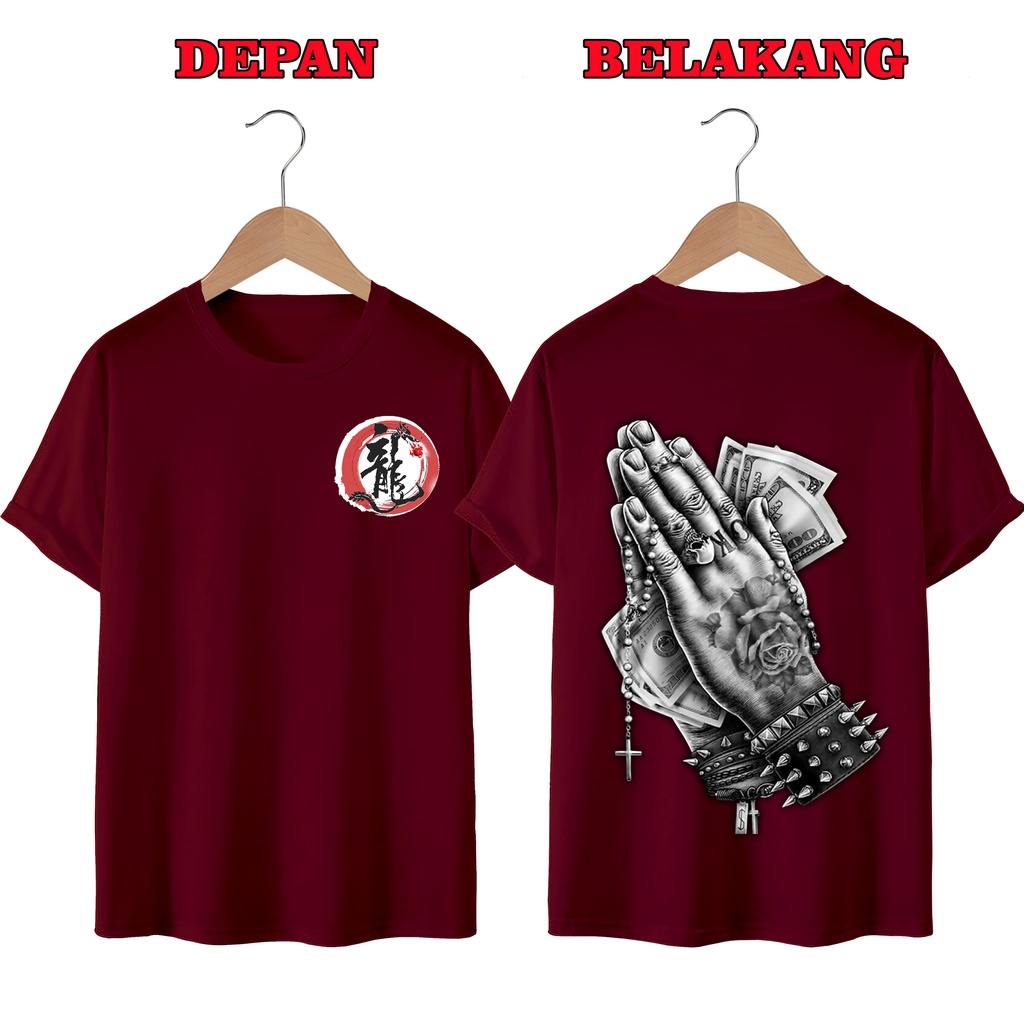 KAOS DISTRO UNISEX PRIA DAN WANITA TERBARU, KAOS JUMBO TANGAN DOLLAR