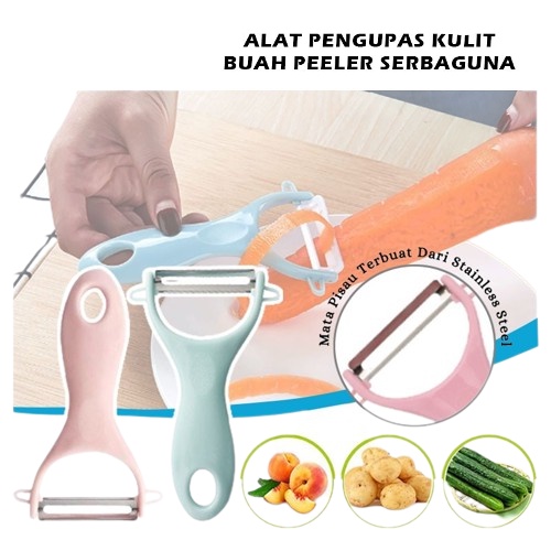 (50gr) BMSH Pengupas Kulit Buah Sayuran Alat Kupas Fruit Peeler Serbaguna