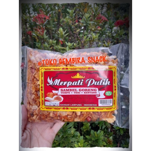 

Sambal Goreng Tempe Teri Kentang Merpati Putih Khas Lampung