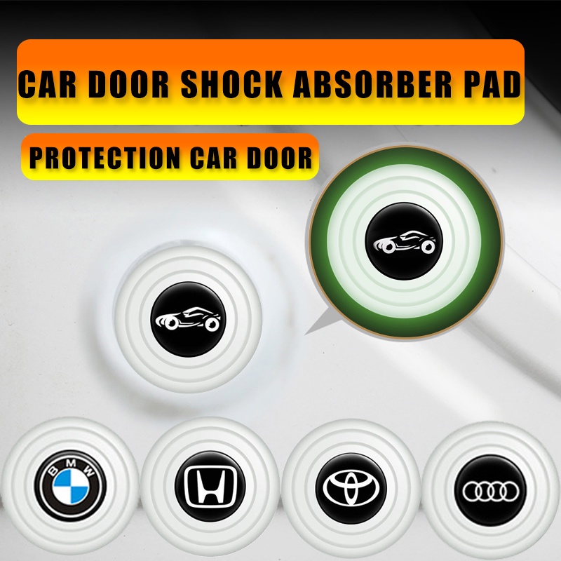 Night Light Car Door Shock Absorber Gasket Sound Proof Rubber Door Switch Rubber Door Buffer For Honda Toyota Nissan Accessories