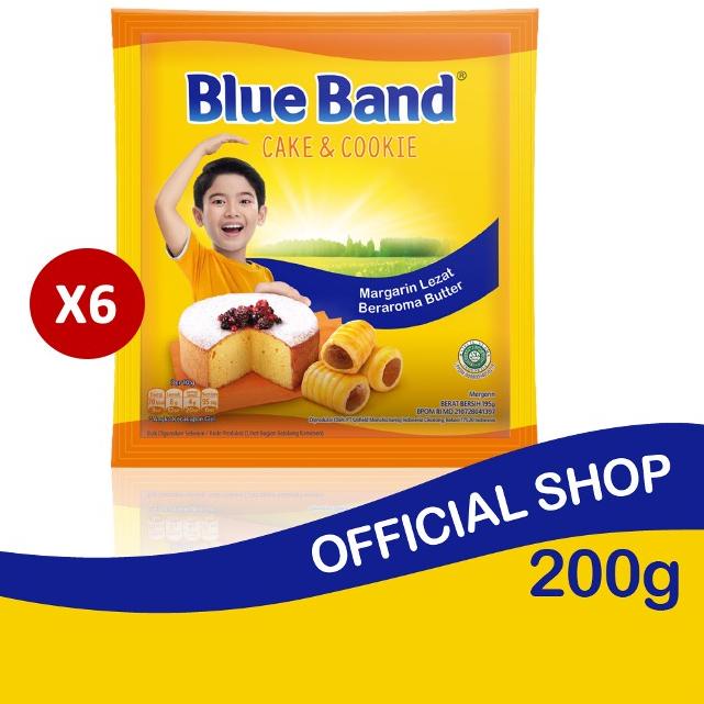

♩ Blue Band Cake And Cookie Margarin 200 gr x 6 ✳