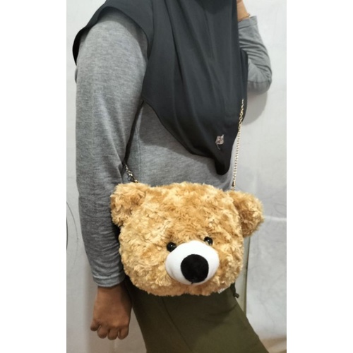 tas boneka beruang slempang.tas anak/ dewasa