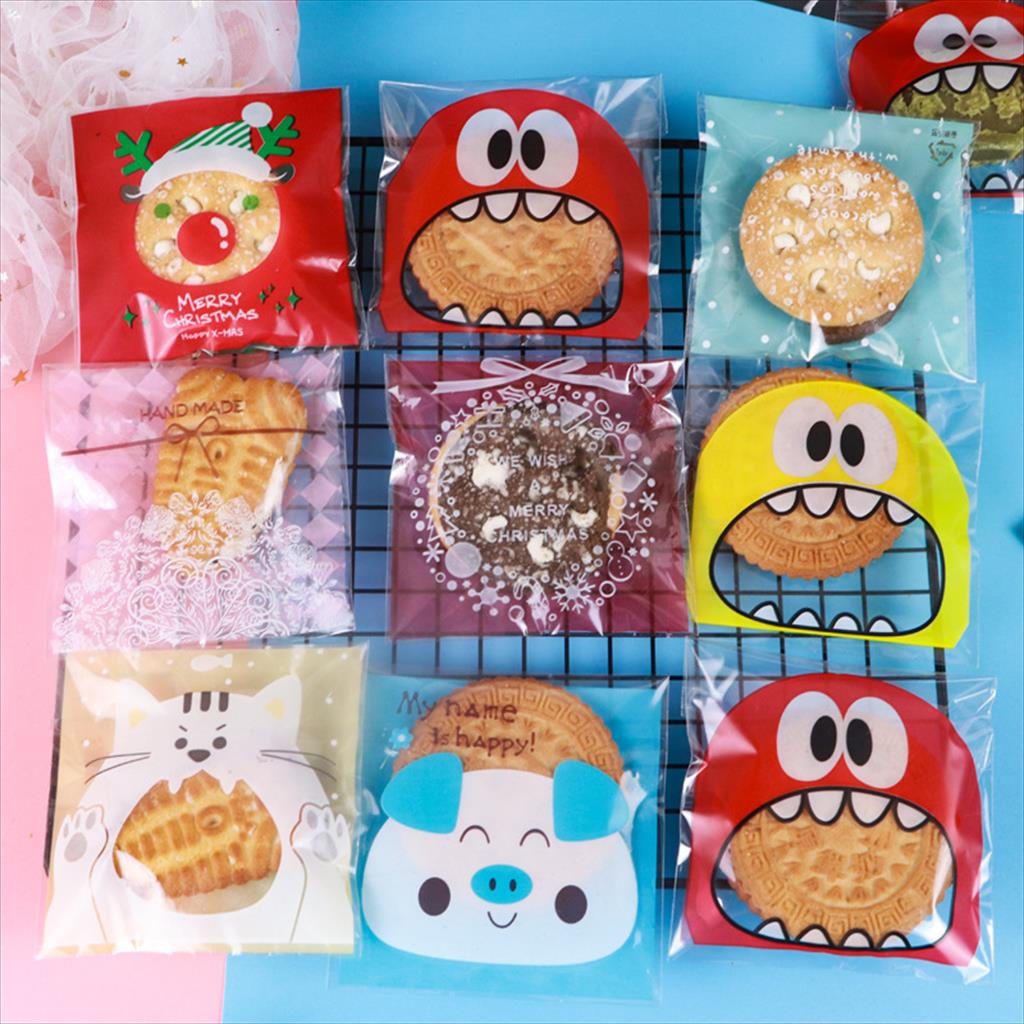 PART3 COOKIES BAG SIZE 7X7 CM / KANTONG COOKIES SNACK KUE LUCU