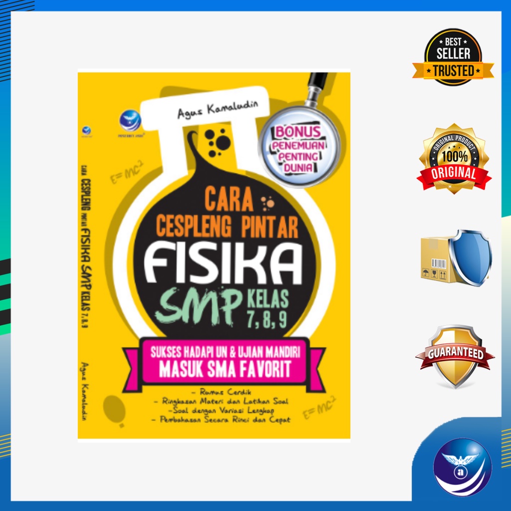 Cara Cespleng Pintar Fisika SMP Kelas 7,8,9, Sukses Hadapi UN & Ujian Mandiri Masuk SMA Favorit - Ag