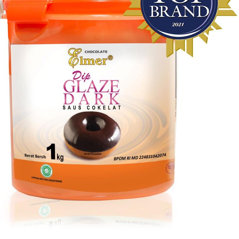 

✧ Elmer Dip Glaze Dark Gold 1 kg | Topping Donat | Selai Roti ☼