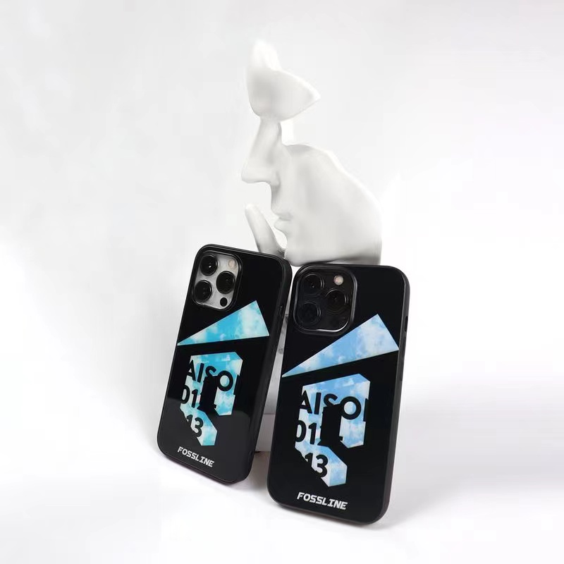 IPHONE Ins Round Art Cocok Untuk Iphone14 14pro 14plus 13 13mini 13pro 13prm iPhone12 7Plus 8Plus Xr XS 13 12mini Pro Max Empat Sudut Casing Ponsel Tahan Guncangan