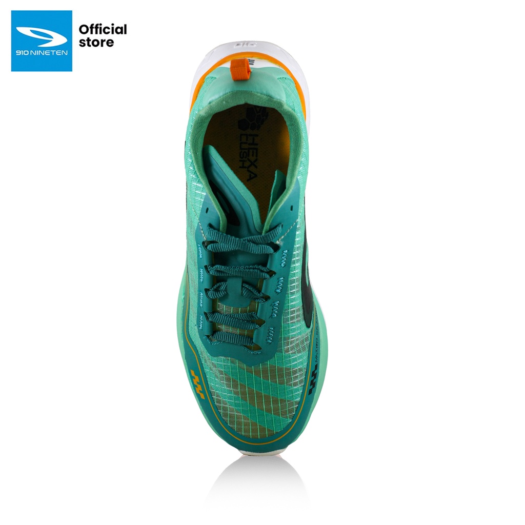 910 Nineten ULTRA EKIDEN Sepatu Lari - HIJAU-MINT/ORANGE/PUTIH