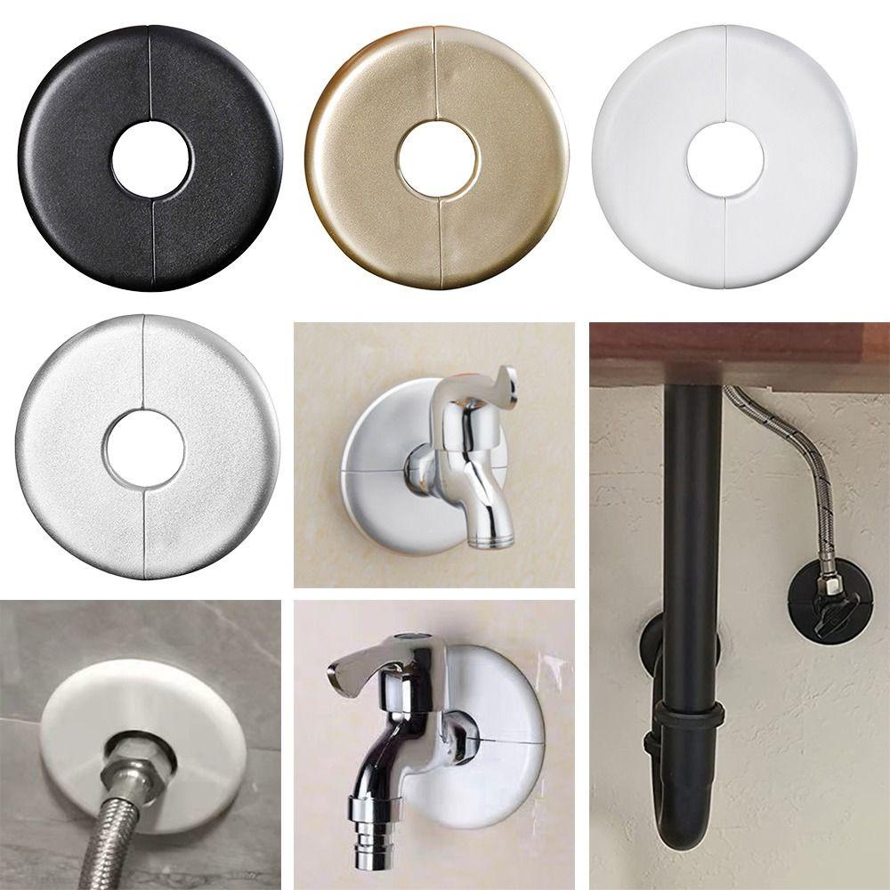 Wonder Faucet Decorative Cover Dinding Bermanfaat Flange Chrome Aksesoris Keran