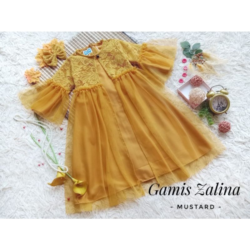 gamis zalina/gamis anak perempuan/gamis lebaran anak terbaru/gamis lebaran terbaru/gamis brokat terbaru/gamis couple ibu dan anak/gamis couple mom kid