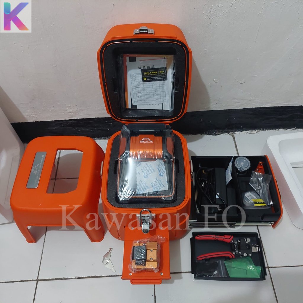 Splicer Signal Fire Ai 9/ Splicing AI9/ Fusion Splicer Signal Fire Ai9 Alat Sambung Fiber Optik