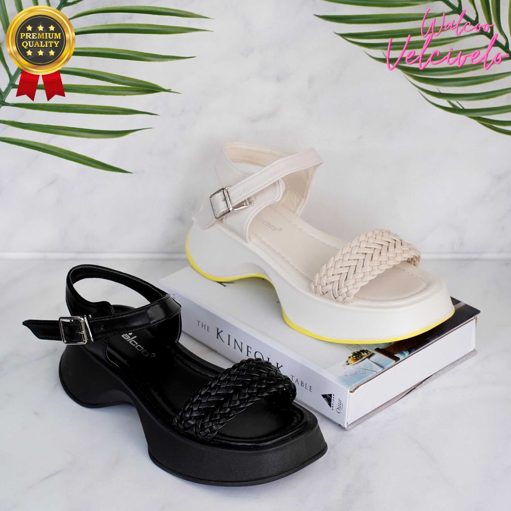 Walcoo Sendal Wedges Import VELCIVELO