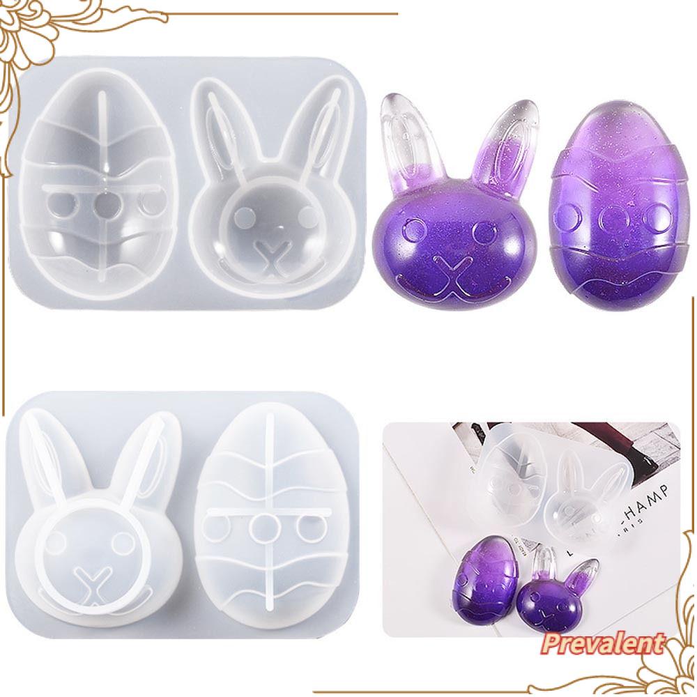 Preva Cetakan Telur Paskah Silicone DIY Pendant Tag Baking Mold