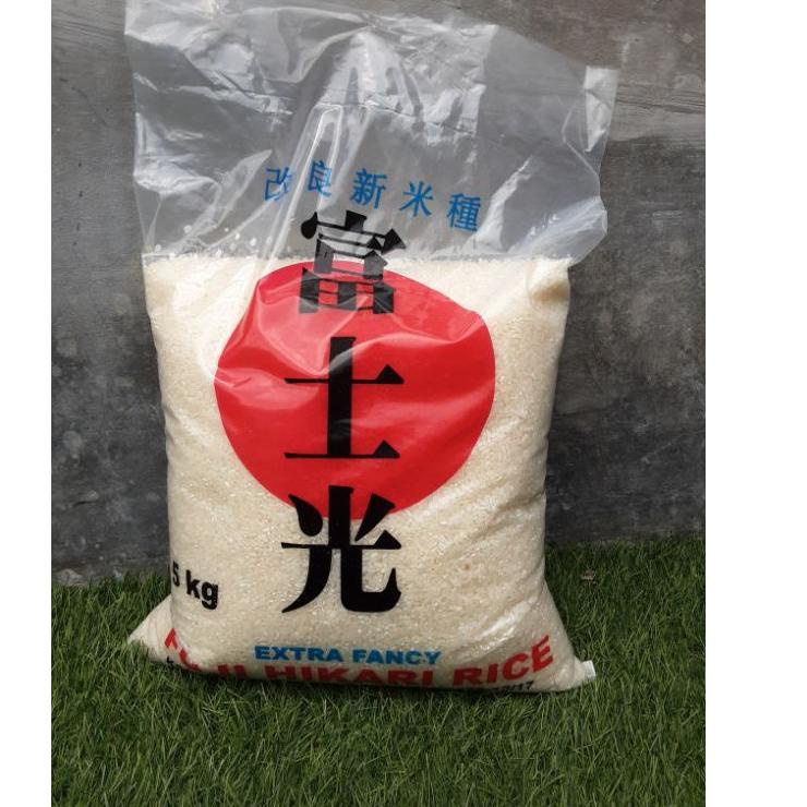 

♝ Beras Jepang (Fuji Hikari Rice) kemasan 5 kg ☞