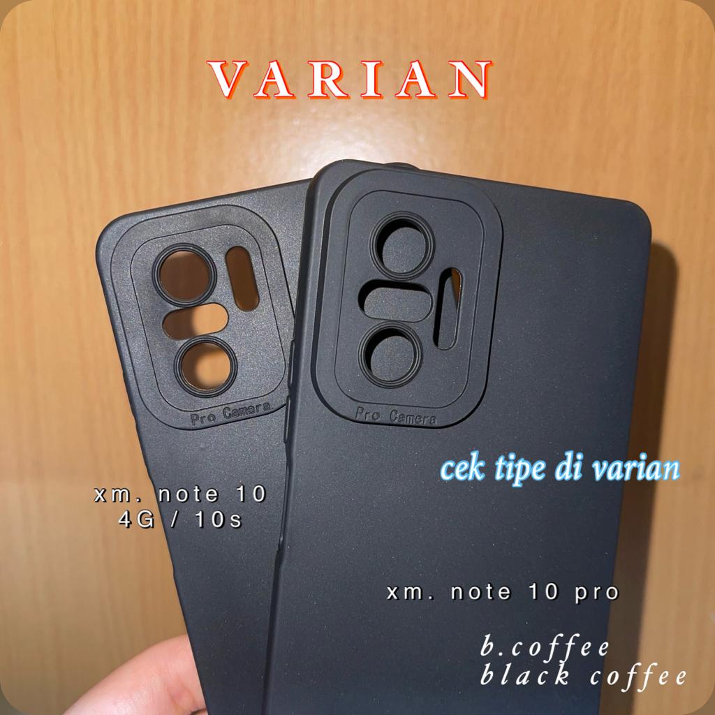 ProCam SQUARE MATTE soft case XIAOMI REDMI NOTE 10 PRO / NOTE 10s / NOTE 10 (4G &amp; 5G)/ NOTE 9 PRO / NOTE 9